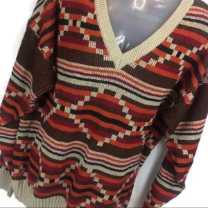 Vintage Retro 80s Ted Lapidus Paris Baggy Sweater